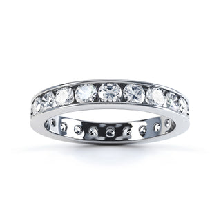 Channel Set Full Diamond Eternity Ring