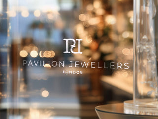 pavilion jewellers door sign