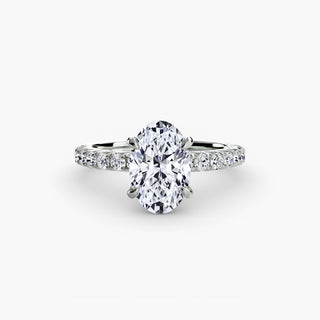 Solitaire with Pavé 6