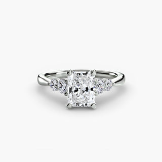 Solitaire with Shoulder Accents 2