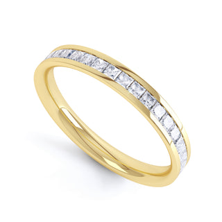 Princess Channel Set Diamond Eternity Ring