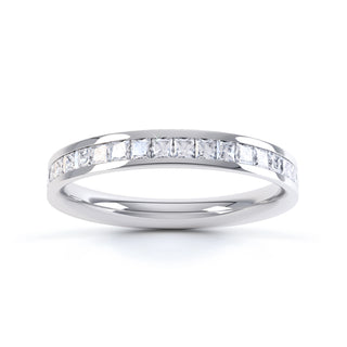 Princess Channel Set Diamond Eternity Ring