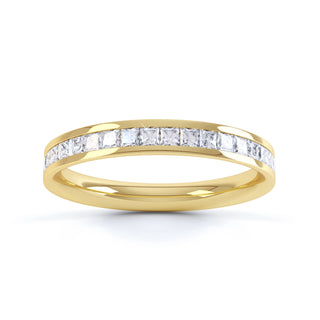 Princess Channel Set Diamond Eternity Ring